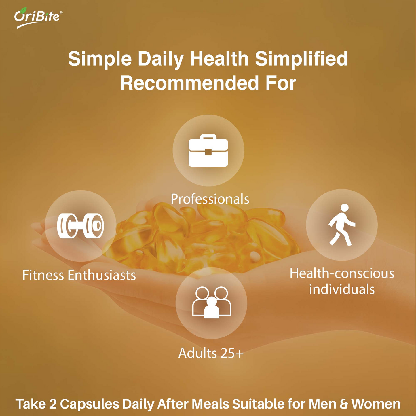 Omega 3 Fish Oil Softgel Capsules for Heart & Brain Health