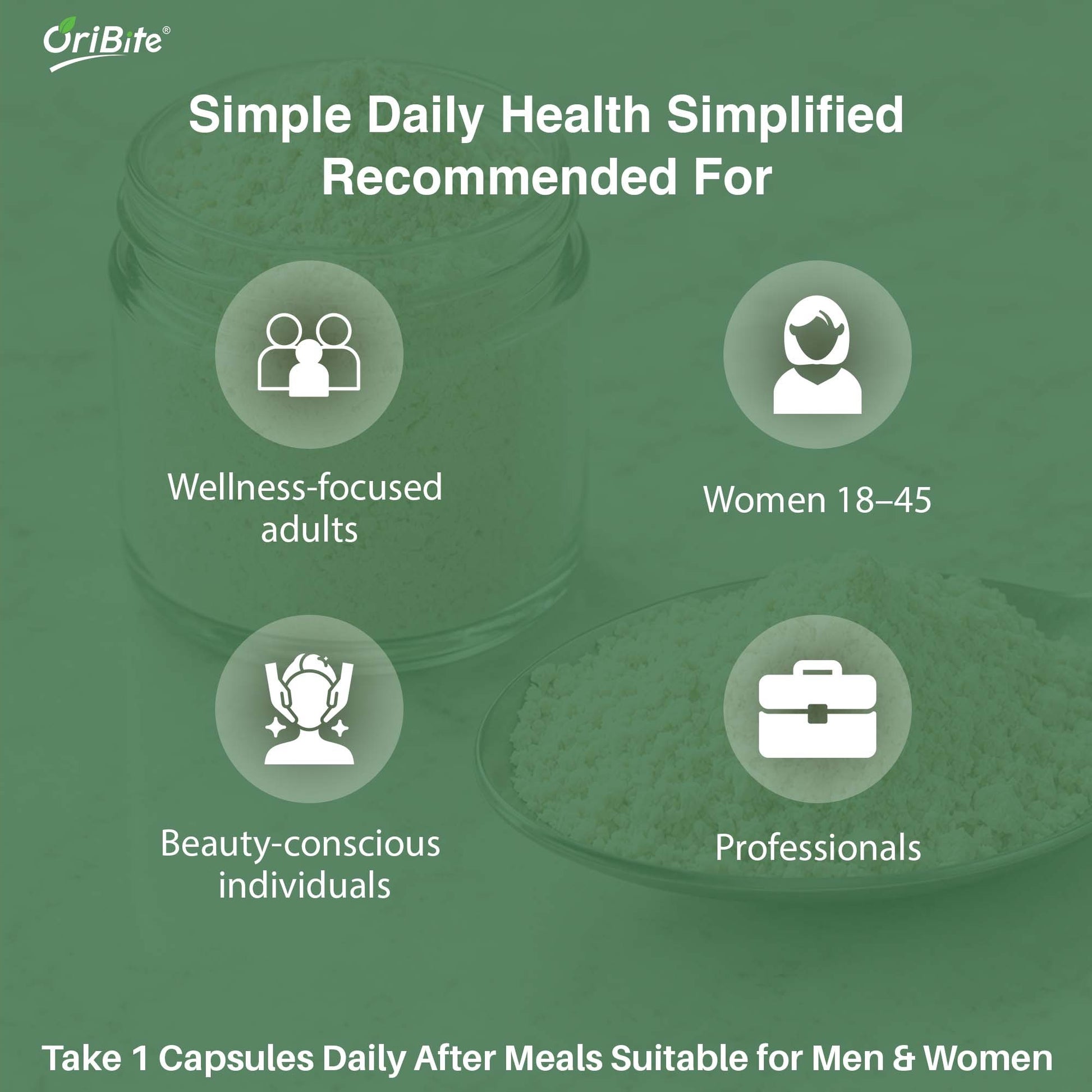Biotin & Glutathione Capsules for Hair Skin & Nails Oribite Biotin & Glutathione Capsules for Hair Skin & Nails Oribite