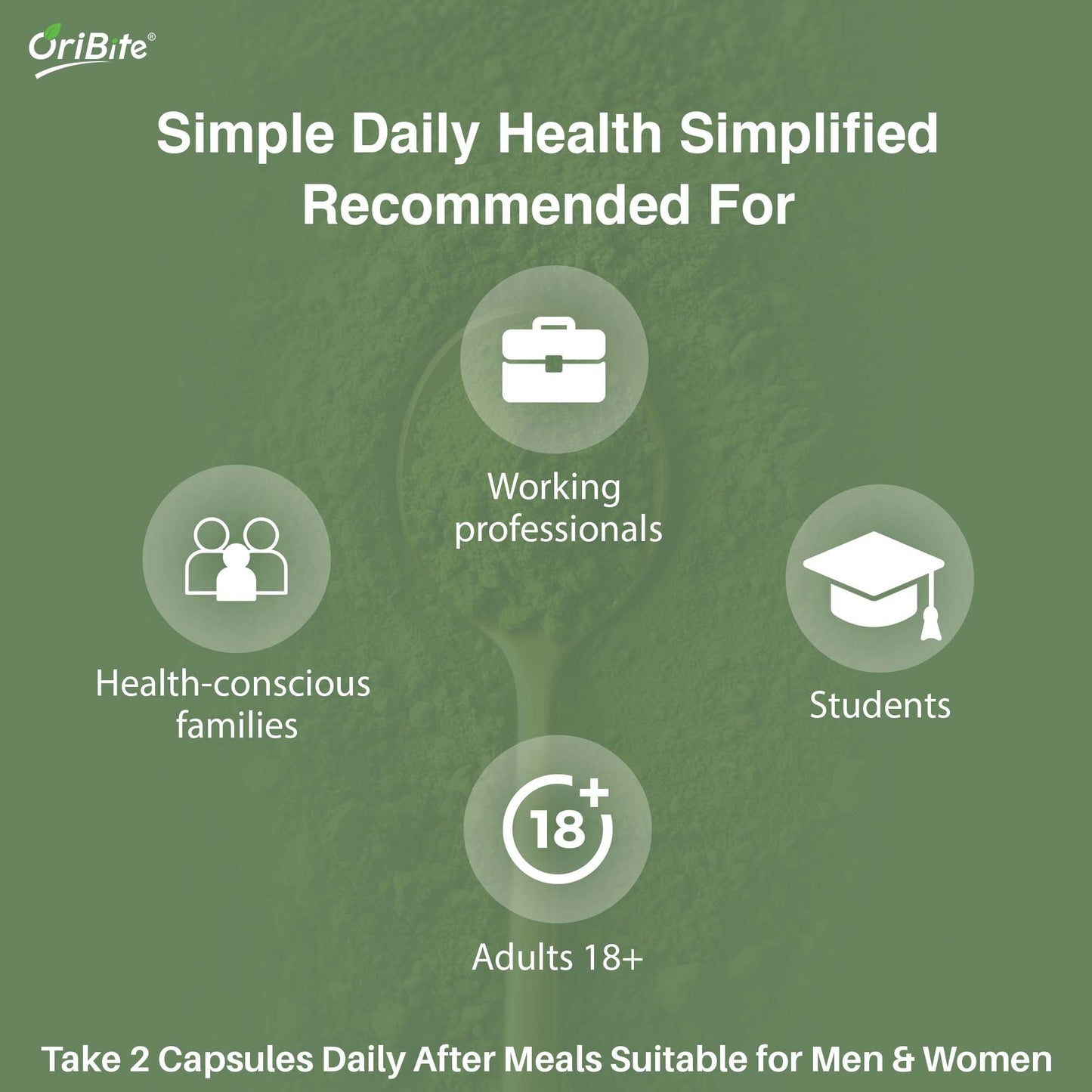 Immunity Booster Capsules with Amla Tulsi & Moringa Blend - Oribite