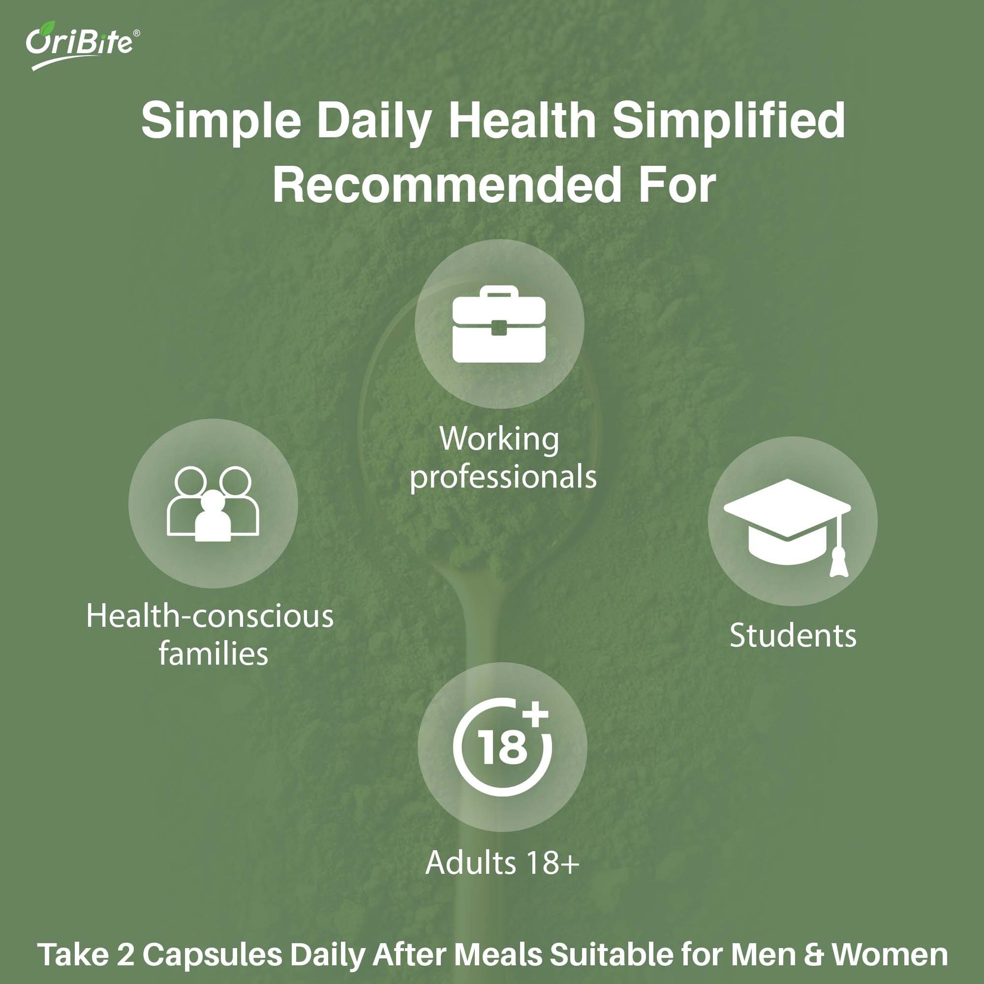 Immunity Booster Capsules with Amla Tulsi & Moringa Blend - Oribite