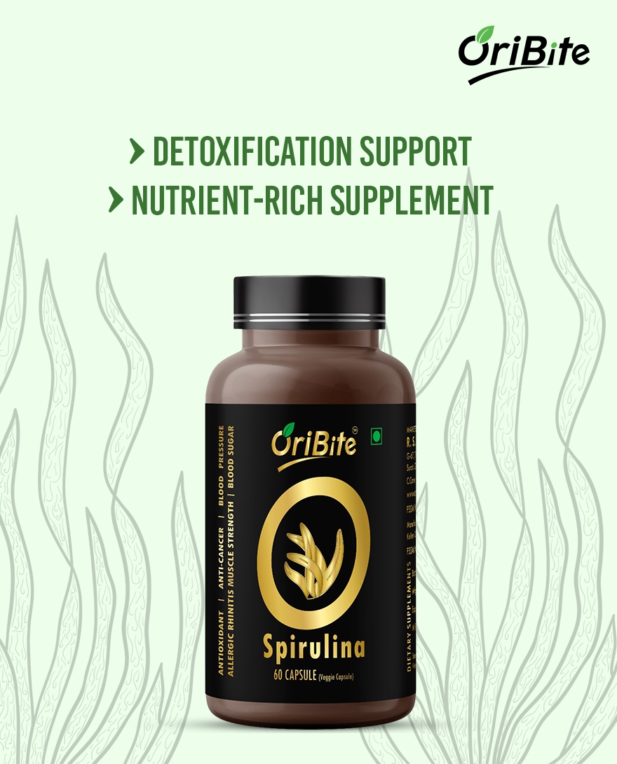 Spirulina Powder Capsule  60 Capsule