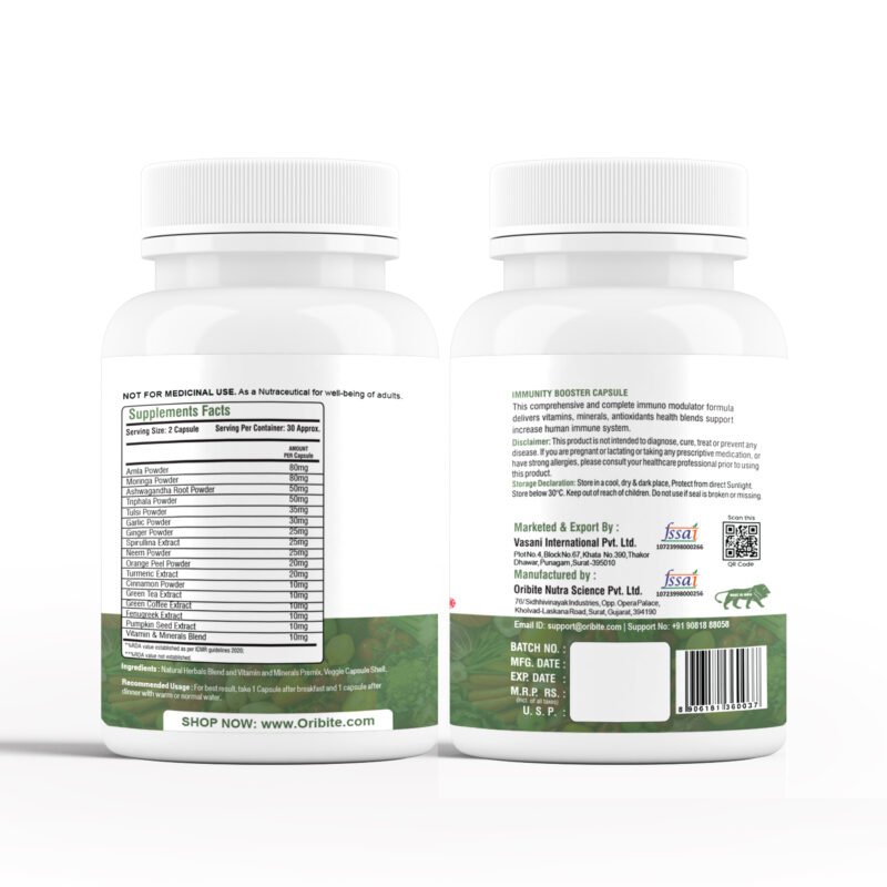 Oribite Immunity Booster 60 Capsule Backend