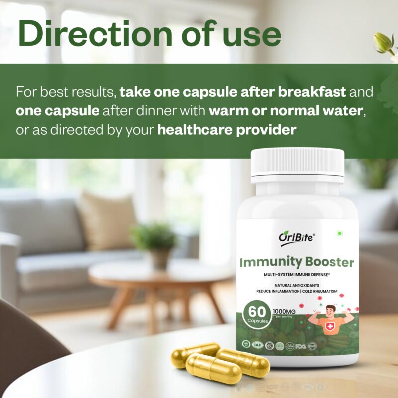 Oribite Immunity Booster 60 Capsule Direction of use